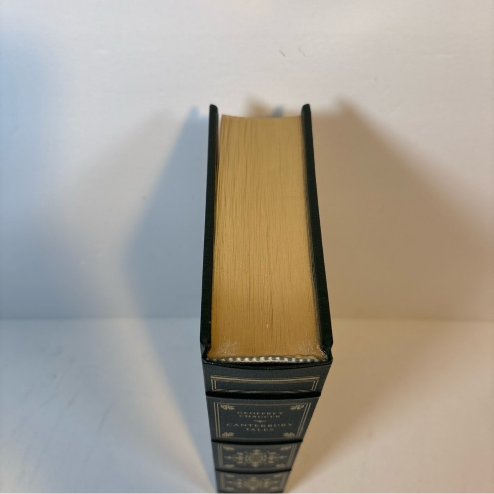 Canterbury Tales by G. Chaucer 1/4 Leather Franklin Library 1981 - Picture 3 of 10